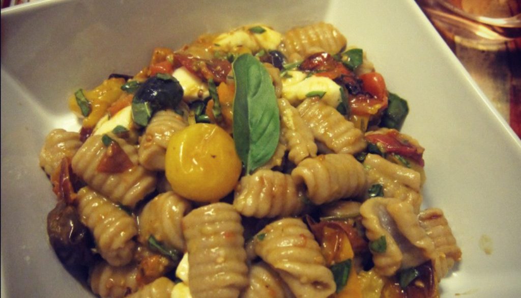 Cavatelli with Roasted Cherry Tomatoes and Olives