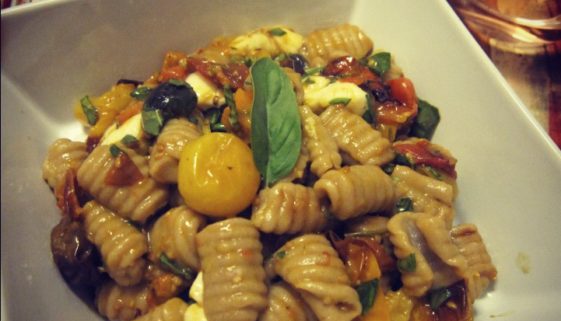 Cavatelli with Roasted Cherry Tomatoes and Olives